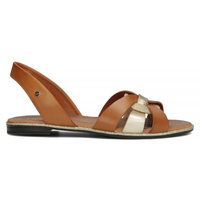 Leather sandals Filippo 40273 brownish gold