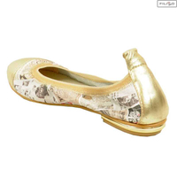 Ballerinas PRESTIGE 900 gold/newspaper 8020971