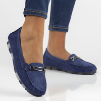 Leather loafers Filippo DP1202/22 BL blue