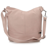 Handbag Toscanio Leather Messenger Bag 16176 pink