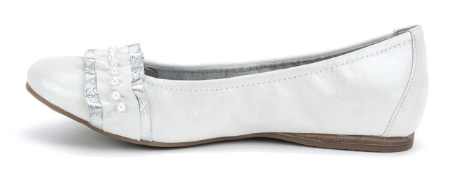 Baleriny Tamaris 1-22126-20 199 Offwhite Pearl