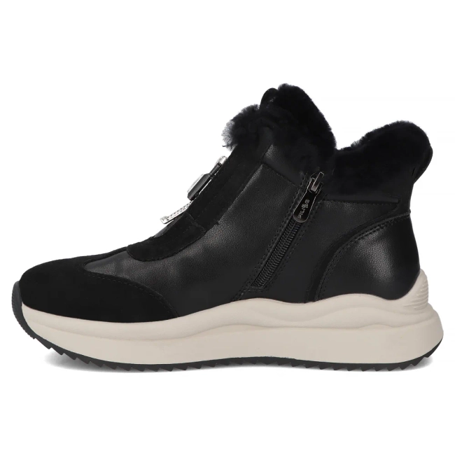 Leather ankle boots Filippo DBT7177/25 BK black