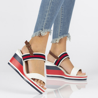 Wedge sandal Filippo DS2094/21 WH NV white