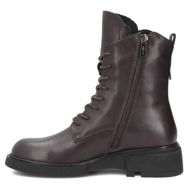 Skórzane botki Filippo DBT8025/26 D BR brązowe