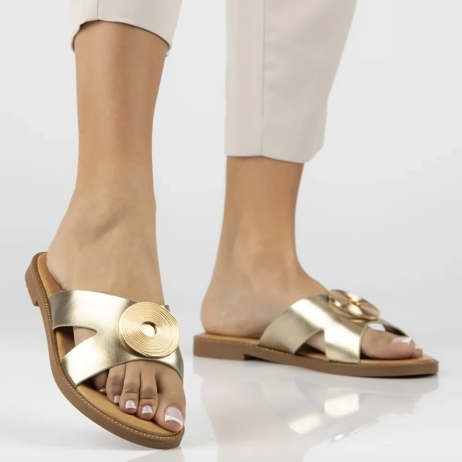 Slippers Filippo DK6923/25 GO gold