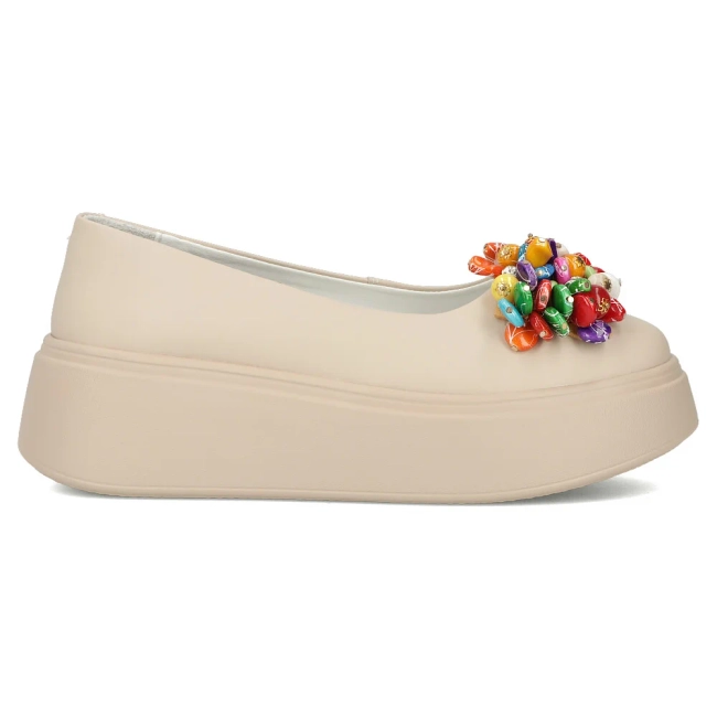 Leather shoes Filippo DP6836/25 BE beige