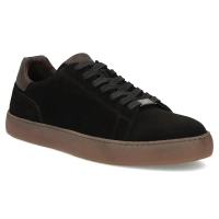 Skórzane sneakersy Filippo MP8272/26 BK czarne