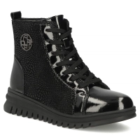 Skórzane botki Filippo DBT8073/26 BK L czarne