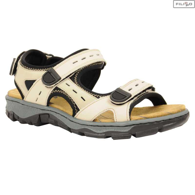 Sandals RIEKER 68872-60 beige 8023612