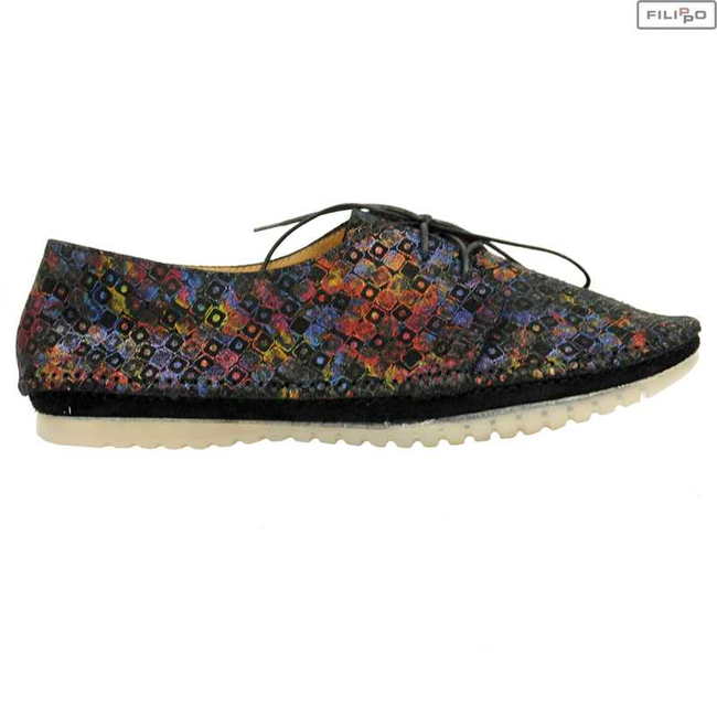 Shoes MACIEJKA 02465-20/00-0 black squares 8022766