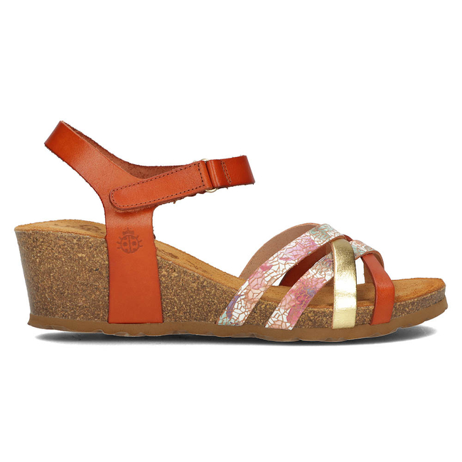 Skórzane sandały Yokono CADIZ-131 czerwone