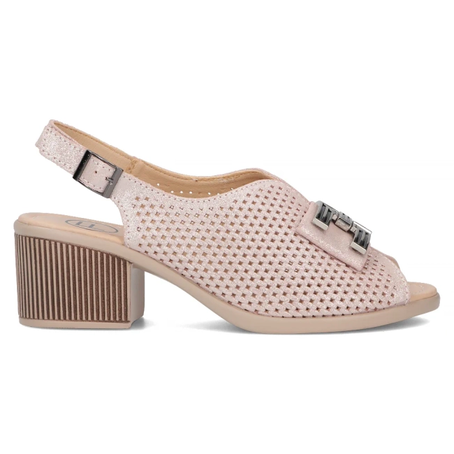 Leather sandals Filippo DS6033/24 PI pink
