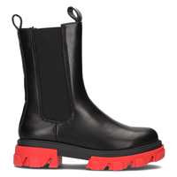 Ankle boots Filippo 6808 black-red