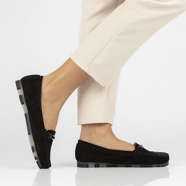 Leather shoes Filippo DP1202/23 BK Black