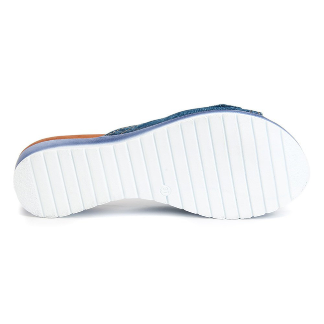 Klapki Lanqier 40C222 Jeans