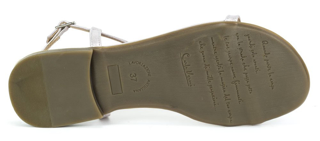 Sandały Filippo 1257 Róż Satyna