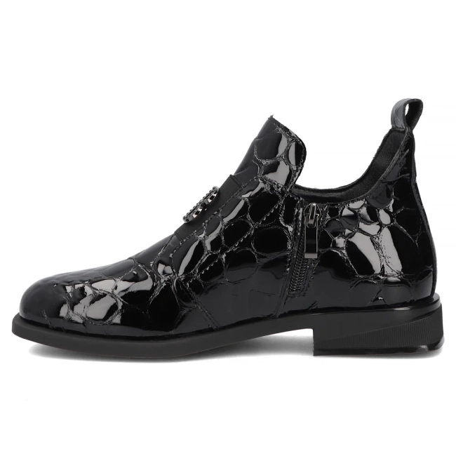 Leather ankle boots Filippo DBT4763/26 BK CR black