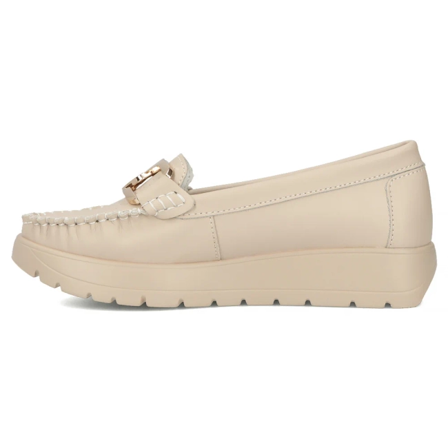 Leather loafers Filippo DP6827/25 BE beige