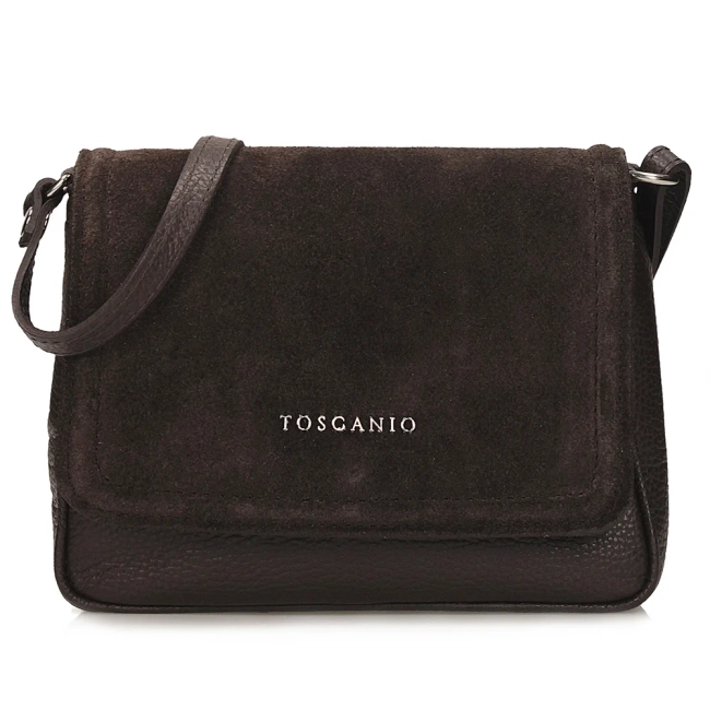 Leather handbag Toscanio F256 brown