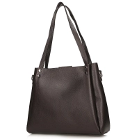 Leather handbag Toscanio G123 brown