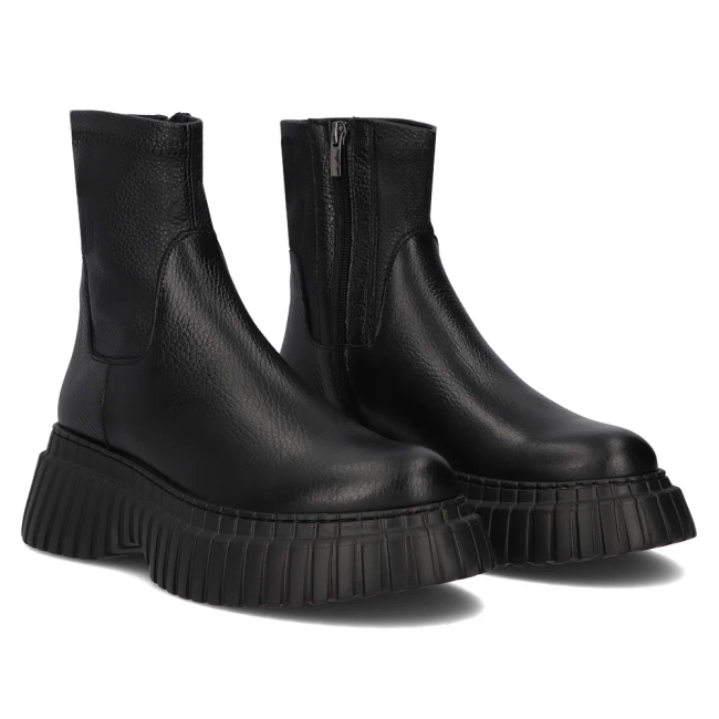 Leather ankle boots Filippo 1372 black