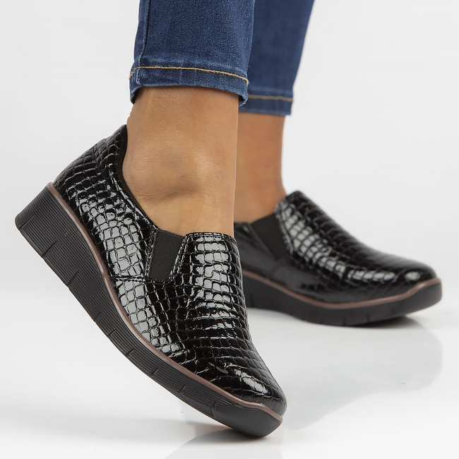 Leather shoes Filippo DP3616/22 BK black