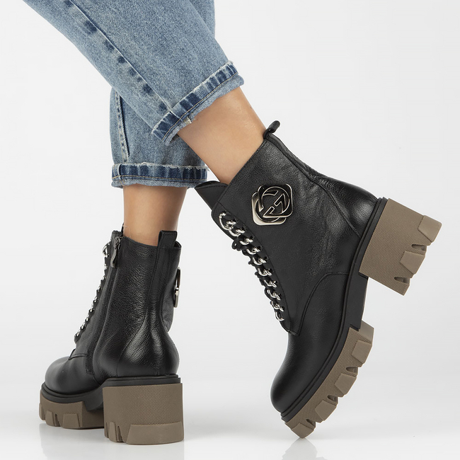 Filippo leather boots 60376 black