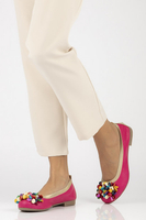 Leather ballerinas Filippo 287 fuchsia
