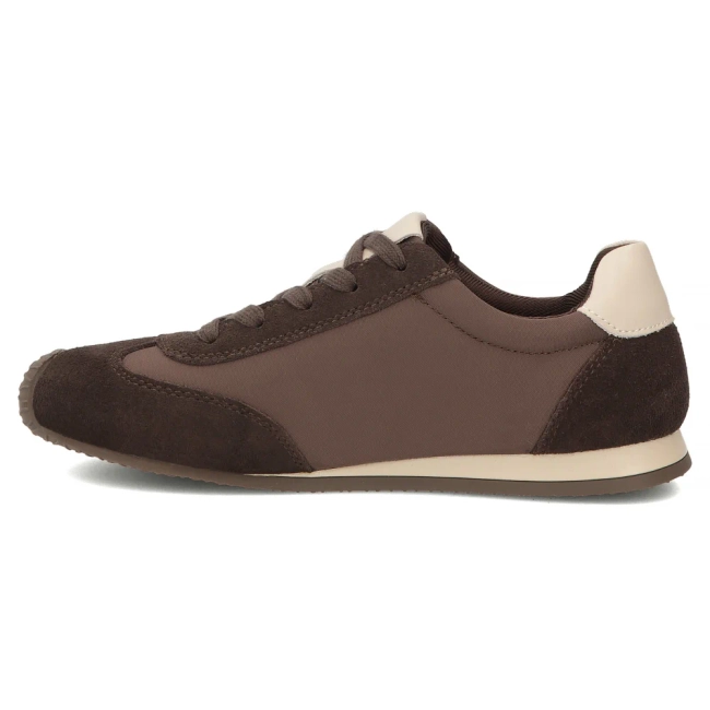 Skórzane sneakersy Filippo DP7967/26 D BR brązowe