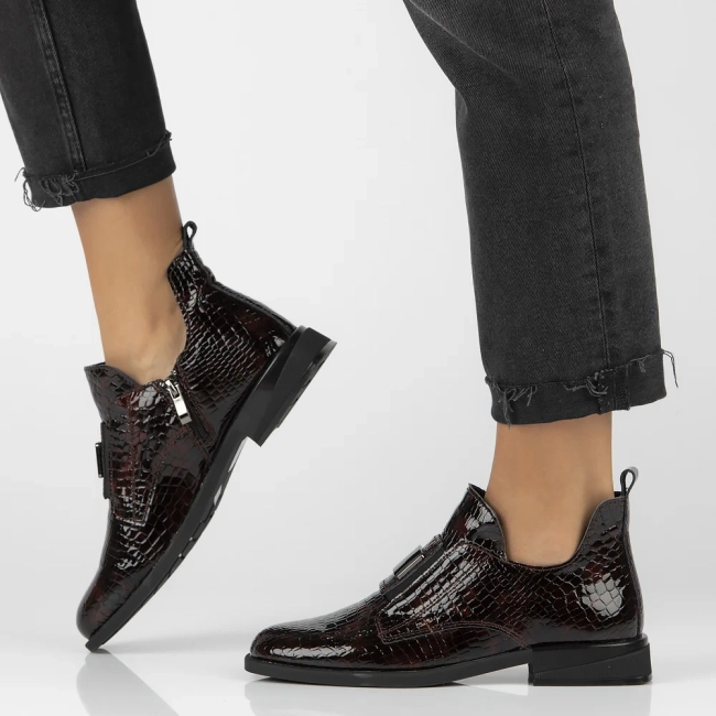 Leather ankle boots Filippo DBT6493/25 BR brown