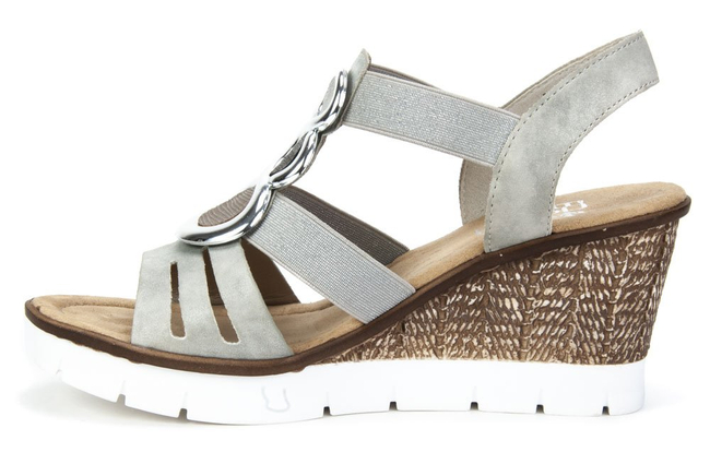 Sandals Rieker 65540-40 grey