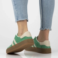 Skórzane sneakersy Filippo DP6764/25 GE zielone