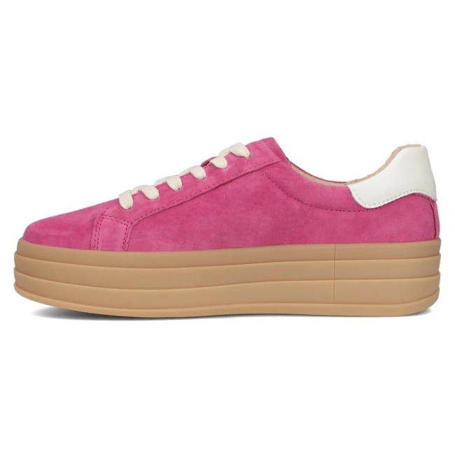 Skórzane sneakersy Filippo DP6744/25 FH różowe
