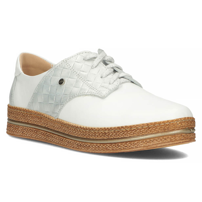 Leather shoes Filippo 10123 white