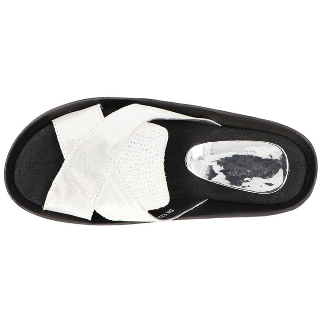 Leather flip-flops Filippo DK1222/20 SI silver