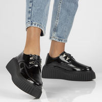 Leather shoes Filippo DP3959/22 BK black