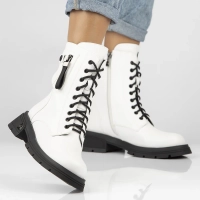 Artiker leather boots 53C0213 white