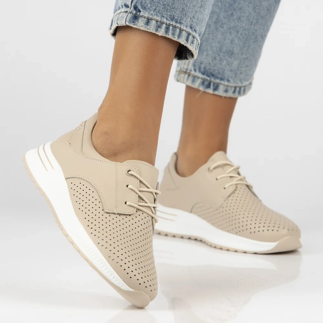 Leather shoes Filippo DP6022/25 BE beige