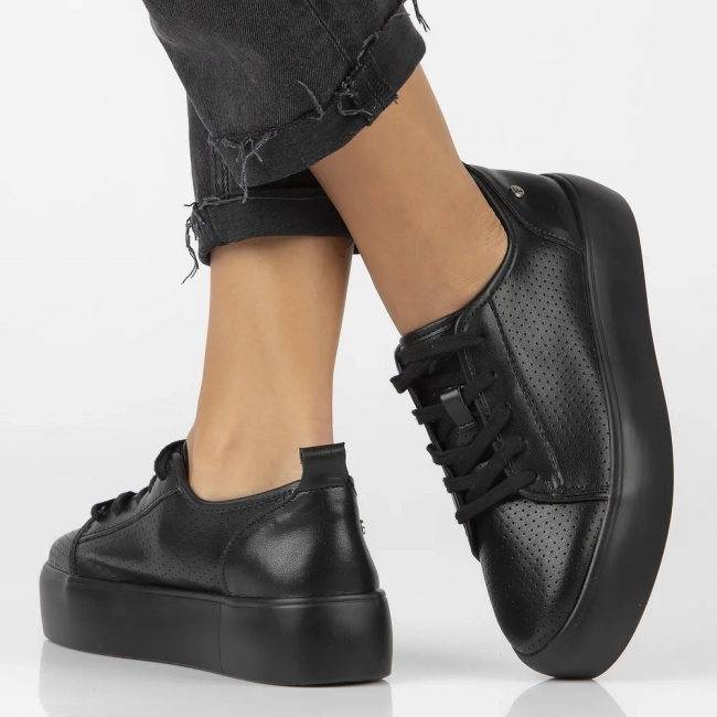 Leather shoes Filippo DP6116/24 BK black