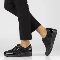 Leather shoes Filippo DP4912/24 BK L black