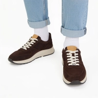 Skórzane sneakersy Filippo MP8275/26 D BR ciemnobrązowe
