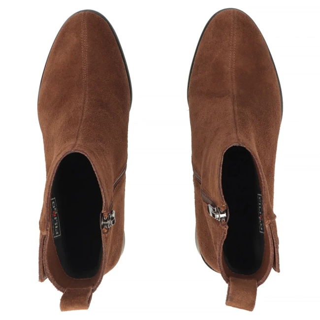Leather ankle boots Filippo DBT8147/26 BR brown