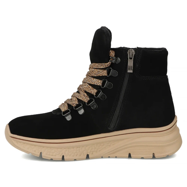 Leather ankle boots Filippo DBT7290/25 BK black