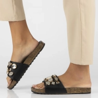 Klapki Filippo DK621/24 BK czarne