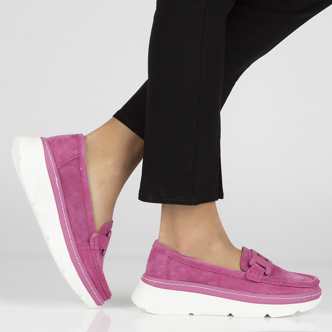 Leather shoes Filippo DP4552/23 FH pink