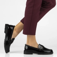 Leather shoes Filippo DP7409/25 BK L black