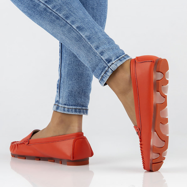 Leather loafers Filippo DP2037/23 RD LI red