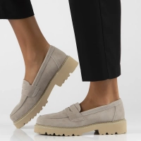 Leather shoes Filippo DP6090/24 TP taupe