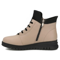 Skórzane botki Filippo DBT8075/26 BE beżowe