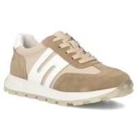 Leather sneakers Filippo DP7690/26 BE beige